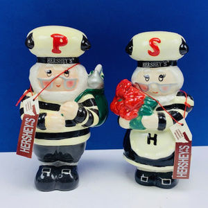 Hersheys kisses salt pepper shakers Christmas elf
